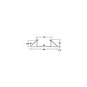Brumberg Anneau � 13CM / � 6.8CM, noir