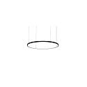 Luminaire � suspension ANDROS IN � 120CM contr�lable par Bluetooth IP20, couvert de poudre, noir mat gradable