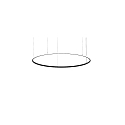 Luminaire � suspension ANDROS OUT � 180CM contr�lable par Bluetooth IP20, couvert de poudre, noir mat gradable