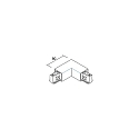 Brumberg Corner connector 90° for 3-phase- / 1-phase power tracks, protective conductor on the inside, black