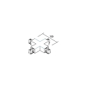 Brumberg Connecteur en X triphasé, argent