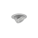 Plafonnier encastré ARTEMIS MICRO rond, direct IP20, argent gradable