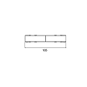 Brumberg Connecteur de ligne PEPA HIGH + FLAT �lectrique, noir