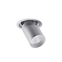 Spot TRAXX MICRO rond, pivotant, rotatif, commutable LED IP20, argent 