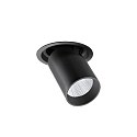 Spot TRAXX MICRO rond, pivotant, rotatif, commutable LED IP20, noir  