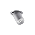 Plafonnier encastr� TRAXX MINI pivotant, rotatif, direct IP20, argent gradable