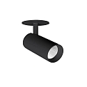 Spot TRAXX MICRO rond, pivotant, rotatif, commutable LED IP20, noir  
