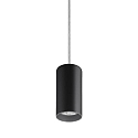 Luminaire � suspension TRAXX MINI rond, commutable LED IP20, noir 