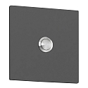 Plaque � sonnette  10 X 10 grand, carr�, anthrazit