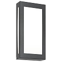 Luminaire mural d�ext�rieur 28 X 14 FLAT plat, avec d�tecteur de mouvement IP44, anthrazit 