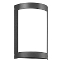 Luminaire mural d�ext�rieur 1 voie, langue, semi-circulaire IP44, anthrazit 