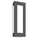 Luminaire mural d�ext�rieur TRAPEZ 1 voie, angulaire, avec d�tecteur de mouvement E27 IP44, anthrazit