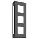 Luminaire mural d�ext�rieur AQUA TRILO 3 fois, angulaire E27 IP44, anthrazit