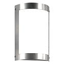 Luminaire mural d�ext�rieur 1 voie, langue, semi-circulaire IP44, acier inoxydable 