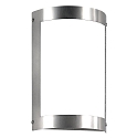Luminaire mural d�ext�rieur langue, semi-circulaire E27 IP44, acier inoxydable
