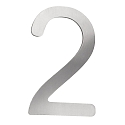 Num�ros de maison 2 petit, acier inoxydable bross�