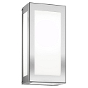 Luminaire mural d�ext�rieur AQUA RAIN angulaire IP44, acier inoxydable bross� 
