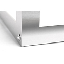 CMD Creative Metalldesign Outdoor LED wall luminaire AQUA LEGENDO with sensor, IP44, 12W 3000K, stainless steel / opal glass, brushed