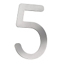Num�ros de maison 5 petit, acier inoxydable bross�