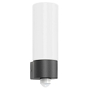 Luminaire mural d�ext�rieur AQUA WALL cylindrique, avec d�tecteur de mouvement E27 IP44, anthrazit