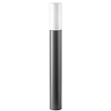 Outdoor floor luminiare AQUA PAULO, round, IP44, E27, stainless steel / opal glass, 90cm, anthracite