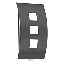 Luminaire mural d�ext�rieur AQUA TOMA avec d�tecteur de mouvement, convexe E27 IP44, anthrazit