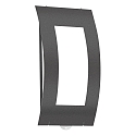Luminaire mural d�ext�rieur AQUA QUADRAT angulaire, avec d�tecteur de mouvement, arqu� E27 IP44, anthrazit