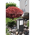 CMD Creative Metalldesign Outdoor floor luminiare AQUA PAULO, angular, 40cm, IP44, 2G11, stainless steel, anthracite