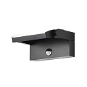 CMD Creative Metalldesign outdoor wall luminaire CCT Switch, tiltable, with motion detector IP54, anthracite