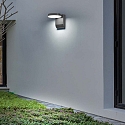 CMD Creative Metalldesign outdoor wall luminaire CCT Switch, tiltable IP54, anthracite