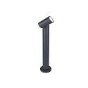 Lampadaire d�ext�rieur � 1 flamme, cylindrique, inclinable GU10 IP65, anthrazit