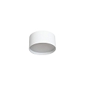 Plafonnier ext�rieur � 9CM rond, CCT Switch, avec diffuseur IP44, couvert de poudre, blanche