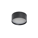 Plafonnier ext�rieur � 12CM rond, CCT Switch, avec diffuseur IP44, anthrazit, couvert de poudre