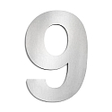 Num�ros de maison 9 grand, acier inoxydable bross�