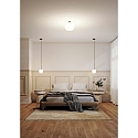 Casablanca Luminaire à suspension ACAI 16 à 1 flamme E27 IP20, mat, blanc opale gradable