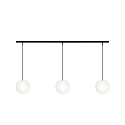 Luminaire à suspension ACAI 21 3 flammes E27 IP20, mat, blanc opale gradable