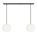 Luminaire à suspension ACAI 26 à 2 flammes E27 IP20, mat, blanc opale gradable