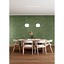 Casablanca pendant luminaire ACAI 26 2 flames E27 IP20, mat, opal white dimmable