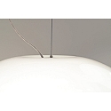 Casablanca Luminaire � suspension AIH � 1 flamme, m�dium E27 IP20, aluminium bross�, blanc mat gradable