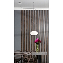 Casablanca Luminaire � suspension AIH � 1 flamme, petit G9 IP20, aluminium bross�, scintillant, blanche gradable