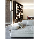 Casablanca Lampadaire CLAVIO rond, avec interrupteur E27 IP20, anthrazit, couvert de poudre 