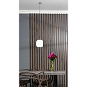 Casablanca Luminaire à suspension MUREA à 1 flamme, dimmable E27 IP20, aluminium brossé, opale, blanc mat gradable