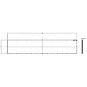 Deko-Light Panneau � LED STANDARD SANO 150X30CM courant constant, bloc d'alimentation exclusif, gradable 33W 4900lm 4000K 120� CRI >90