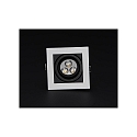  Kapego recessed ceiling ring, Algol I, voltage constant, 12V AC / DC, GU5.3 / MR16, 35W, black / white
