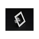  Kapego recessed ceiling ring, Algol I, voltage constant, 12V AC / DC, GU5.3 / MR16, 35W, black / white