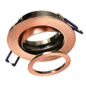 Deko-Light ceiling recessed luminaire SAMSOLA round, swivelling GU10 / GU5.3, copper dimmable