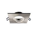 Projecteur encastré SAMSOLA MAX angulaire, pivotant IP20, argent brossé gradable