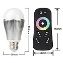 Deko-Light Lampe RGBW avec t�l�commande E27 RF RGBW A60 E27 8W 520lm RGB + 3000K CRI >80 gradable