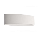 Deko-Light Plaster wall luminaire CAROLINE, Up / Down, oval, 220-240V AC / 50-60Hz, E27 max. 60W, paintable