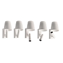 Luminaire mural ALWA I avec abat-jour, avec spot LED, r�glable, direct / indirect IP20, blanche 